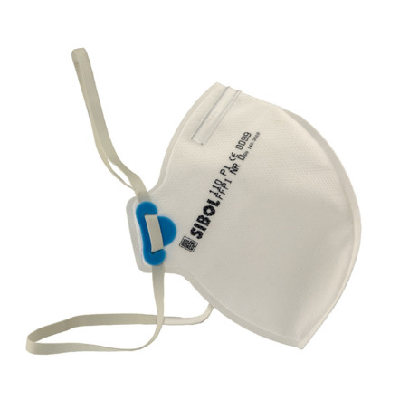 Mascarilla autofiltrante plegada EC... SIBOL | Lubricalia