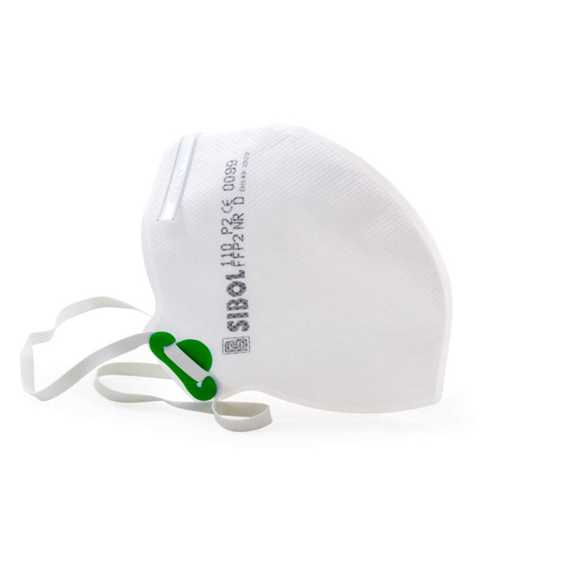 Foldable self-filtering mask ECO P2D FFP2, box of 20 units