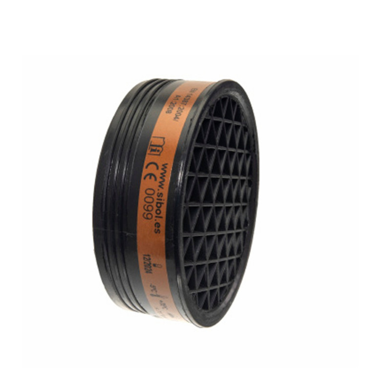 Filtro 987 A1, vapores orgânicos ponto de ebulição superior a 65ºC e solventes. Caixa 10uds