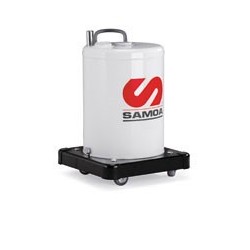 Carro portabidones con cuatro ruedas