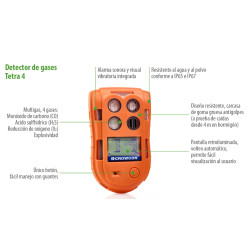 Detector Multigas Tetra 4- CH4 - H2... SIBOL | Lubricalia