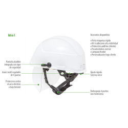 Casco eléctrico IDRA blanco SIBOL | Lubricalia