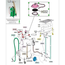 RAASM H032 pump cover gasket | Lubricalia