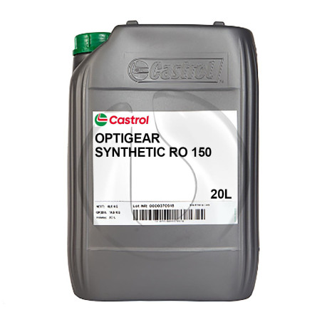 Castrol Optigear Synthetic RO 150, garrafa de 20 L