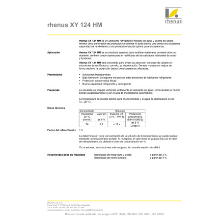 Rhenus XY 124 HM, 18 kg