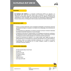 Eni Multitech JD/F 10W-30 (80W), 20 L