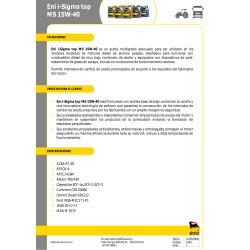 Eni i-Sigma top MS 15W-40, 20 L