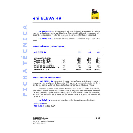 Eni Eleva HV 46, 20 L