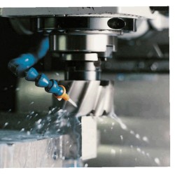 Manguer articulada resistente a los ácidos 1/4" 31 cm aproximadamente de largo