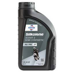 SILKOLENE SCOOT 2 - Case 10 × 1 L. Representative supplier catalogue image; the supplied presentation is the one stated in this 