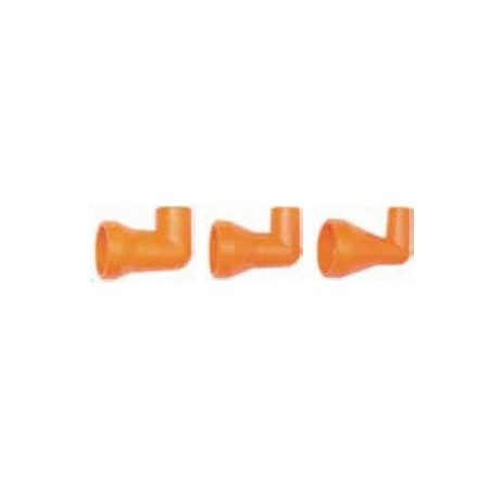 Tobera redonda resistente a los ácidos DI 12,7mm, 1/2"