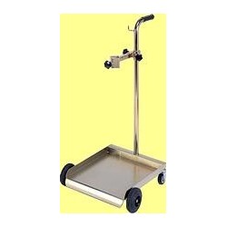 Chariot pour fûts de 20/60 kg muni de quatre roues