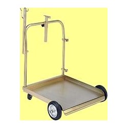 Chariot standard pour fûts de 180/220 kg muni de 4 roues 