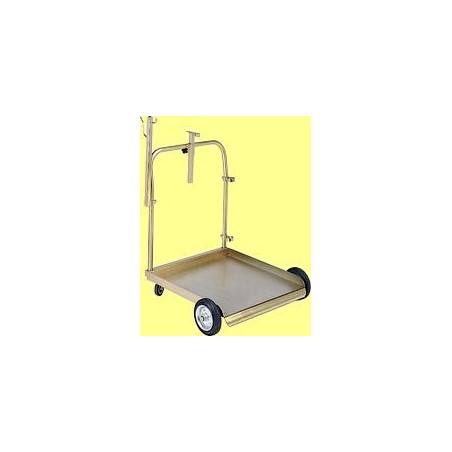 Carro estándar para bidones de 180/220 kg con 4 ruedas 