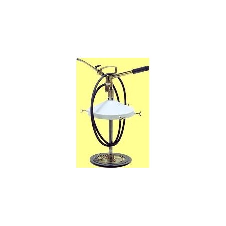Hand-operated grease pump for drums of 12/20 kg. 