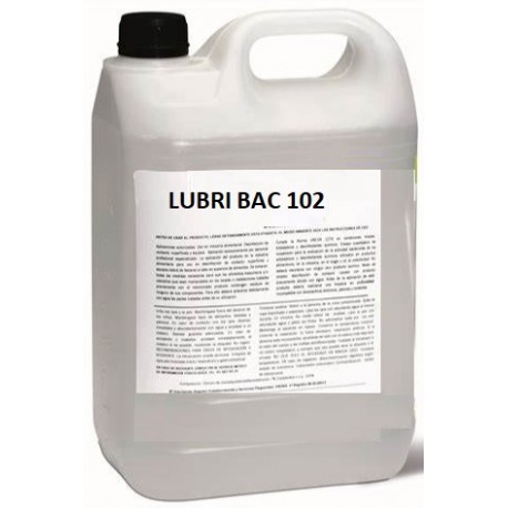 Desinfectante bacteriano - LUBRI BAC 102, 5L