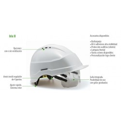 Helmet IRIS II - With Ventilation (incorporated goggle)