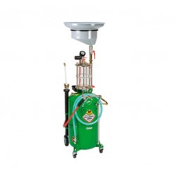 Combination waste oil suction/drainer