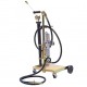 Suction drainer / dispenser with pump, wheel-mounted.Trolley for 180/220 kg