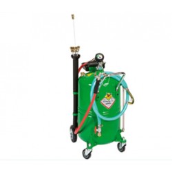 Aspirador de aceite neumático con carro con depósito de 90 l 