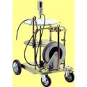 Mobile kit for dispensing grease for drums of 180/220 kg