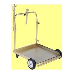 Standard trolley for drums of 180/220 kg equipped with 4 wheels 